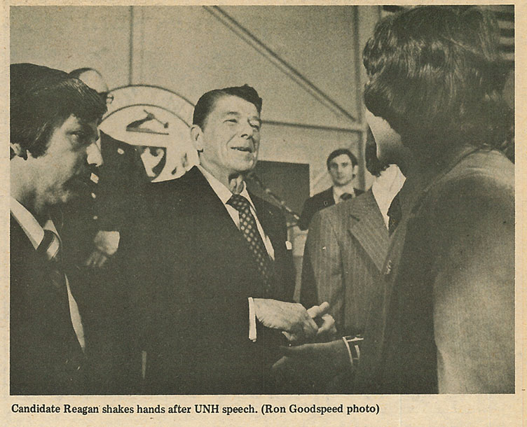 Ronald Reagan at UNH