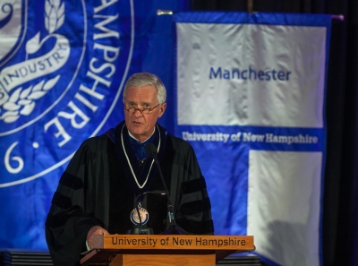 Mark Huddleston at UNHM Commencement