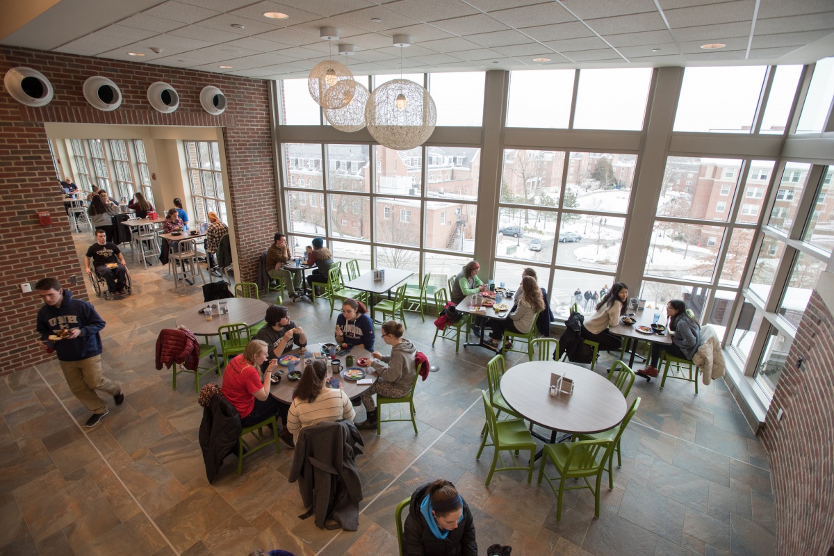 A UNH dining hall