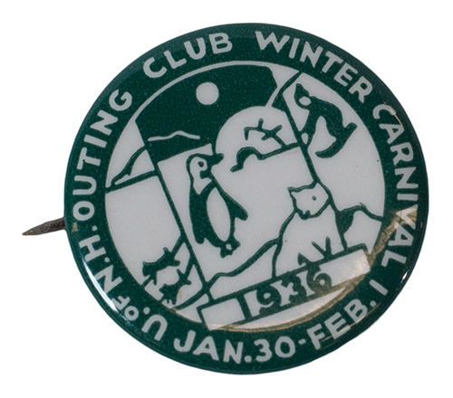 1936 UNH Outing Club Winter Carnival pin