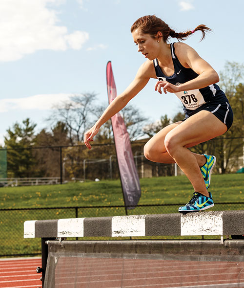 Former cross country and track & field standout Laura Rose Donegan ’16, ’17G