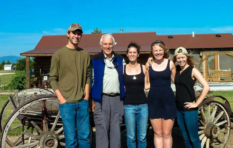 Tegan O'Neill and others working with the nonprofit One Montana