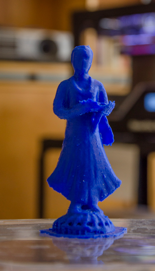 3D printed Female Attendant Figurine