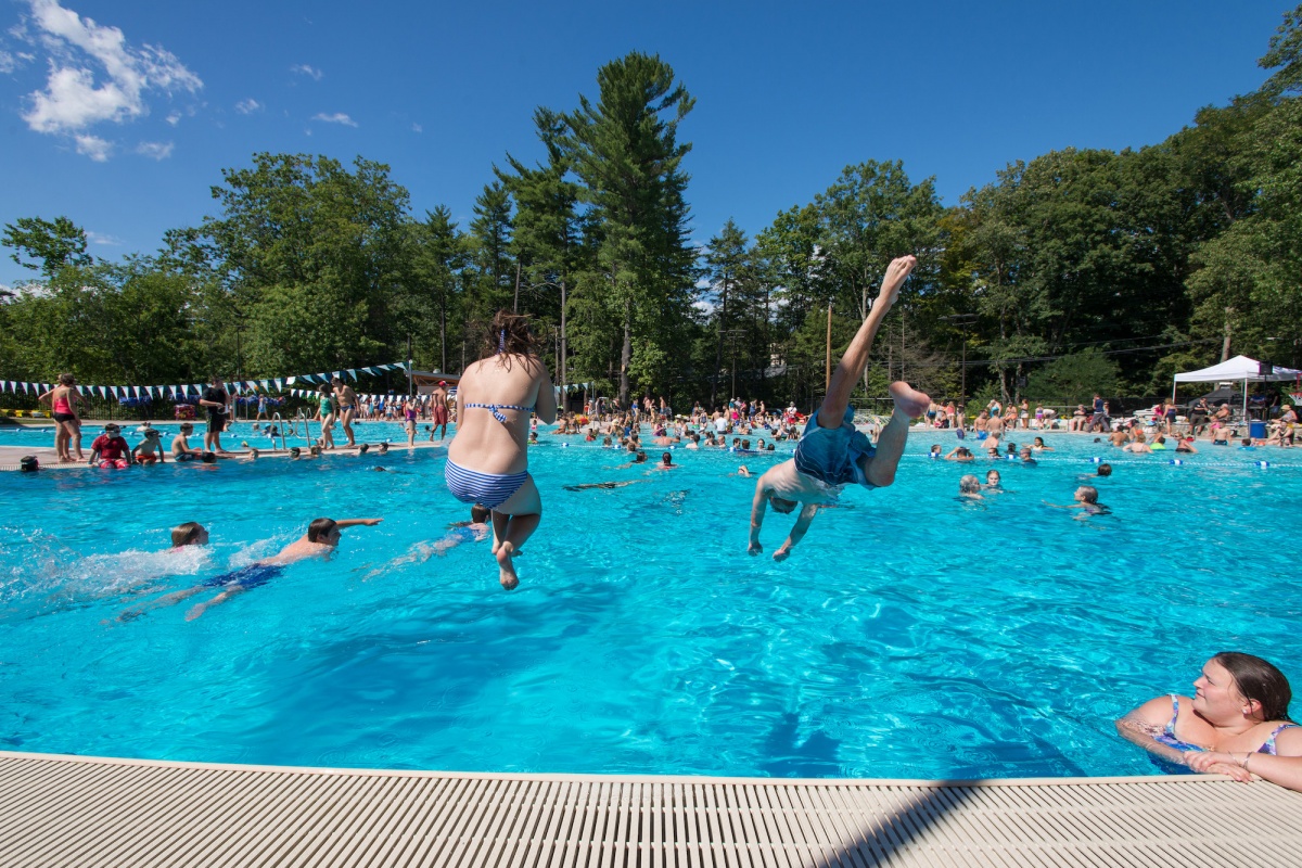 UNH outdoor pool, Durham, N.H.