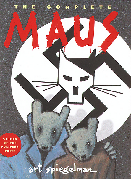 cover of MAUS book with two "mice"