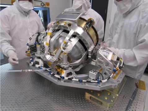 A close-up of the IMAP-Lo instrument. 