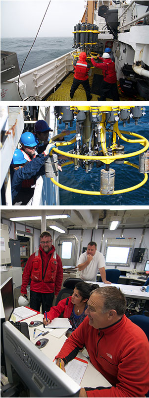 UNH scientists aboard NOAA's R/V Gordon Gunter