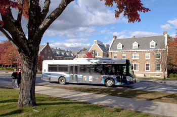 UNH Wildcat Transit bus