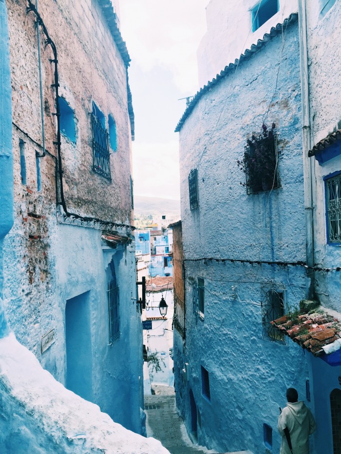 buildings in Chefchaouen, Morocco