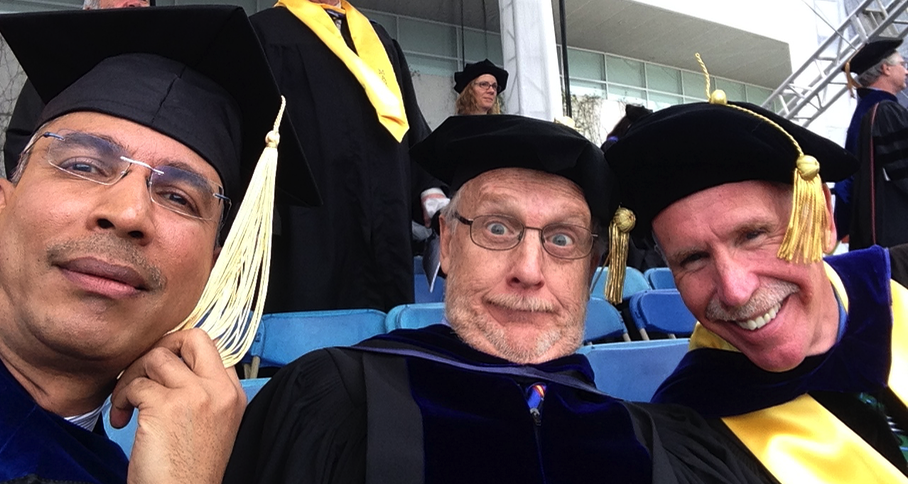 Neil Vroman at UNH commencement