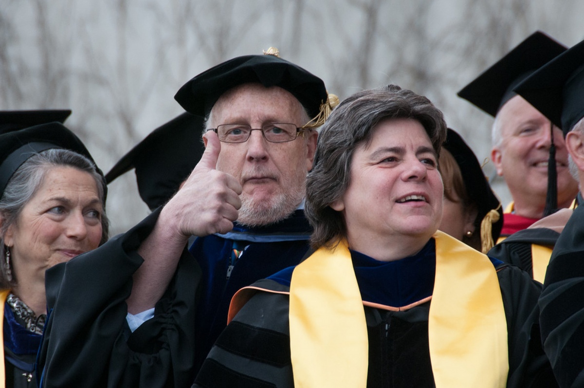 Neil Vroman at UNH commencement