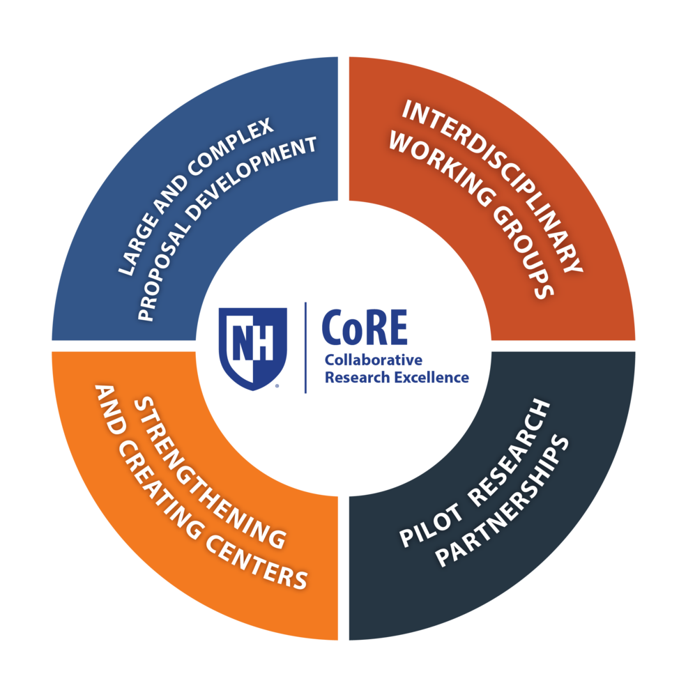 A graphic of Collaborative Research Excellence (CoRE)