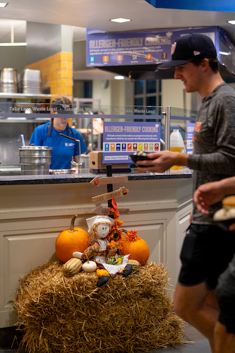 Students at the 2022 Harvest Dinner