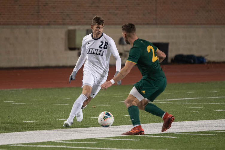 Fabian Lutz playing soccer