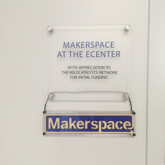 the makerspace at the UNH E-Center