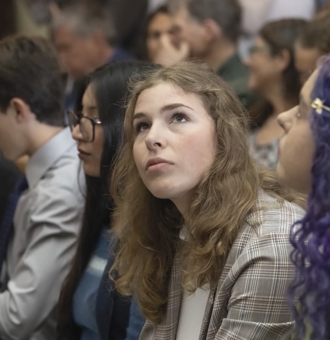 UNH student Georgi Fischer photographed in court during the Held v. Montana trial