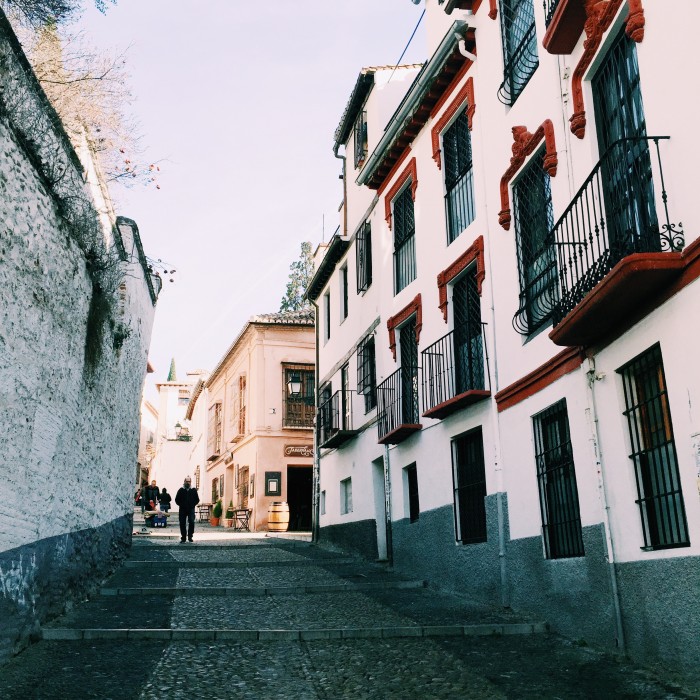 a street in Granada, Spain