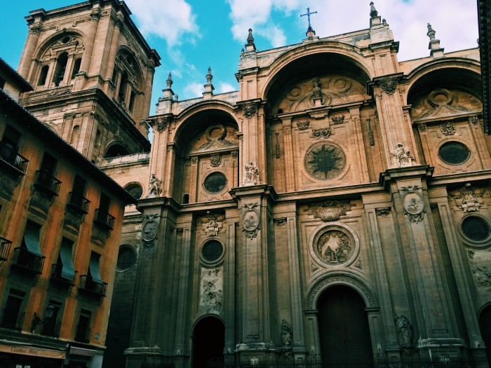 a cathedral in Granada, Spain