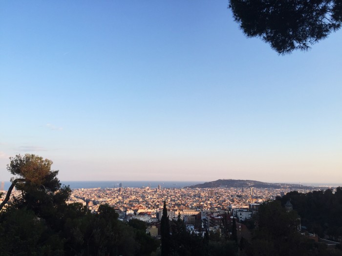 view of Barcelona from Parc Güell