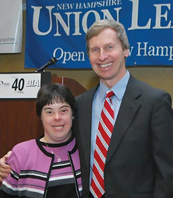 Annie Forts with John Lynch