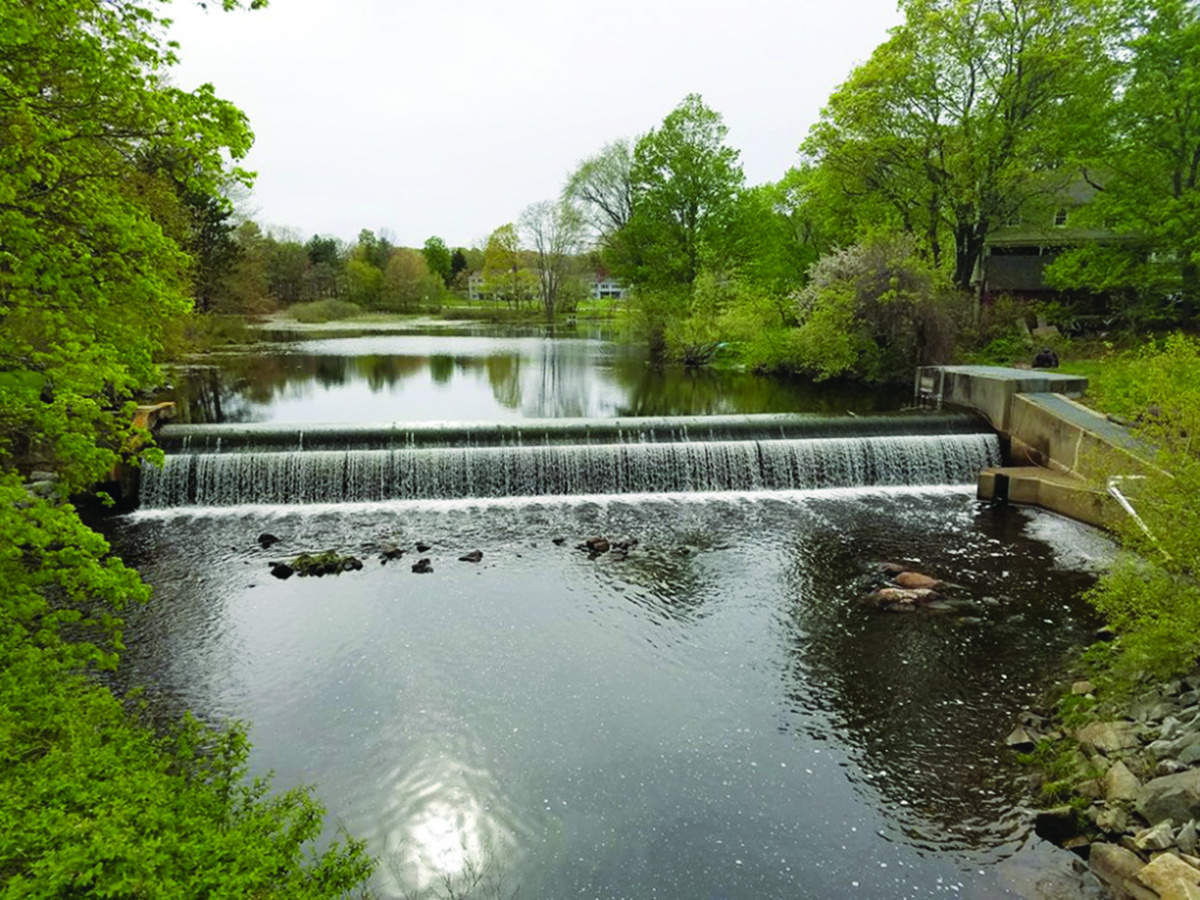 Mill Pond Dam in Durham