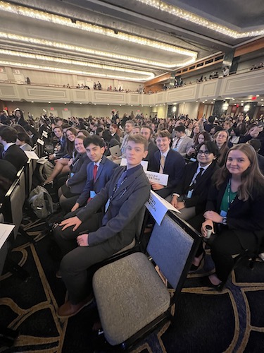 UNH Model UN team members