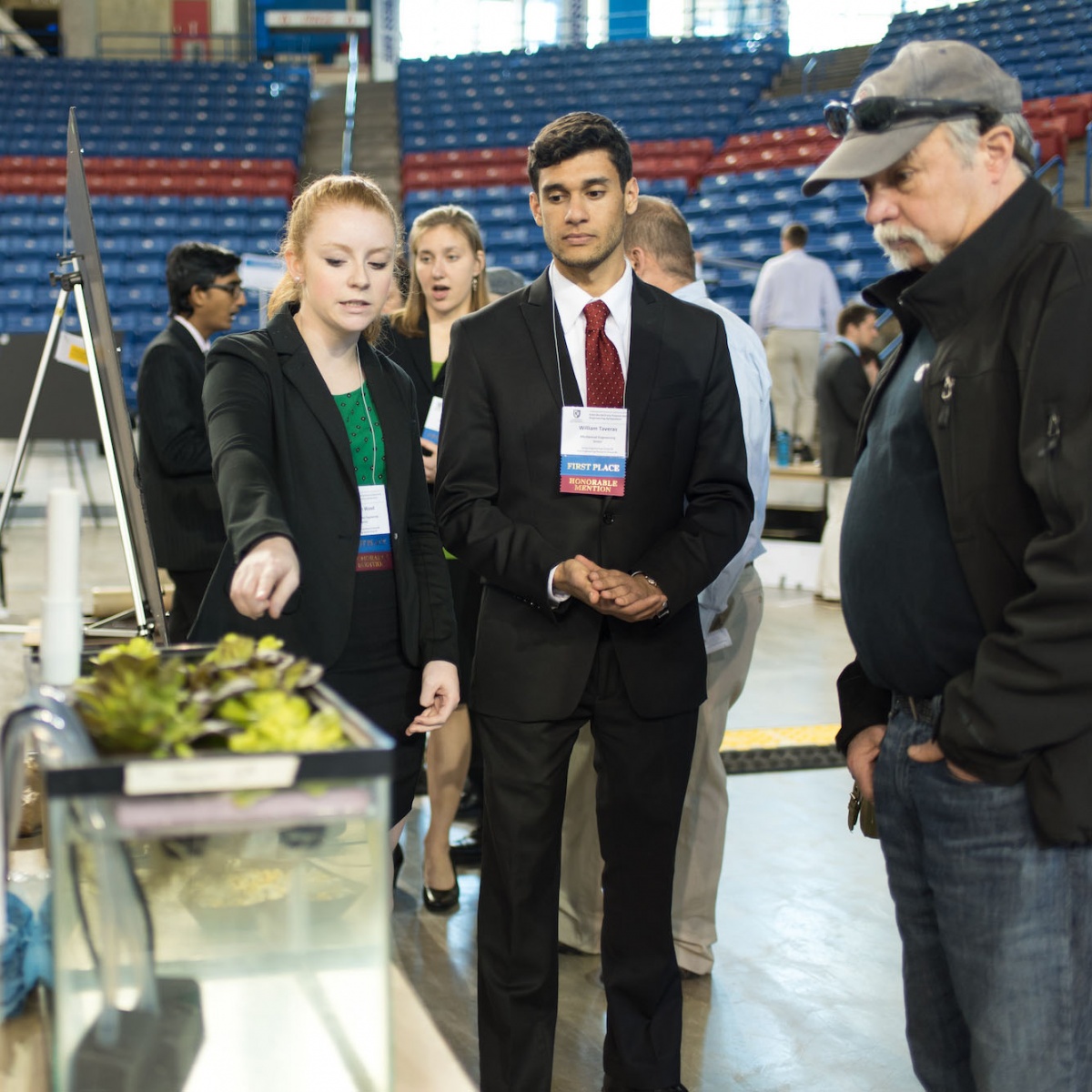 UNH students presenting at the Undergraduate Research Conference