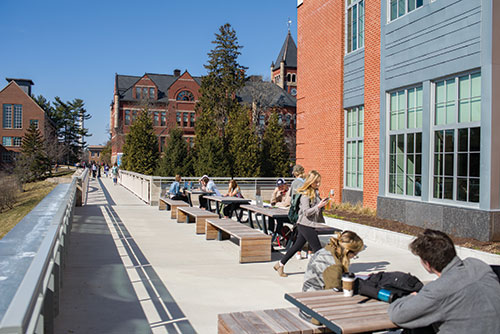 A view of the UNH campus