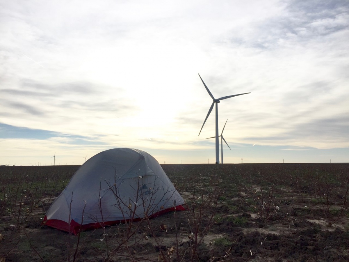 One of Haines' camp sites during his Panhandle expedition. 