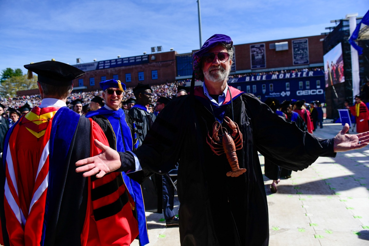 Win Watson at UNH Graduation