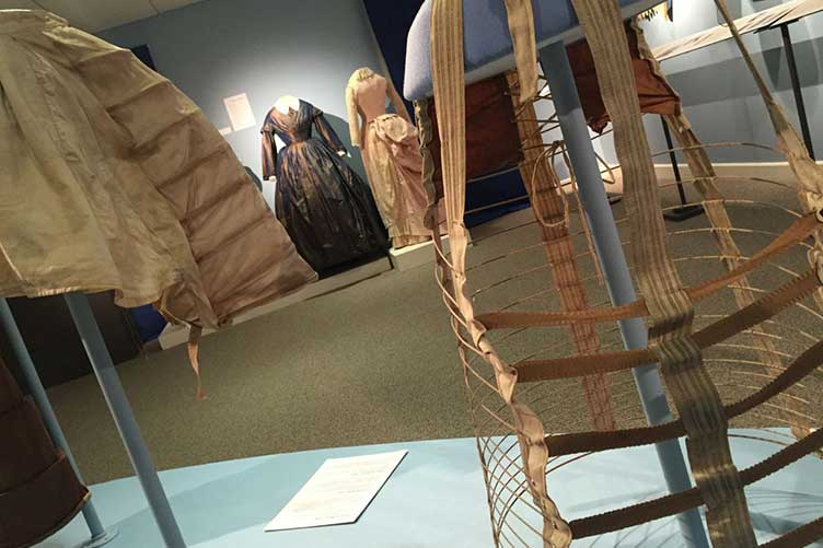 corsets and bustles on display at UNH museum