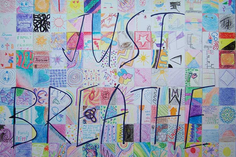 Mosaic created in UNH class called "Stressed Out" Mosaic created in UNH class called "Stressed Out"