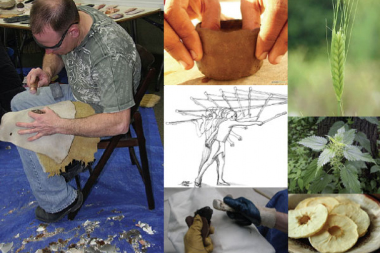 archeology collage