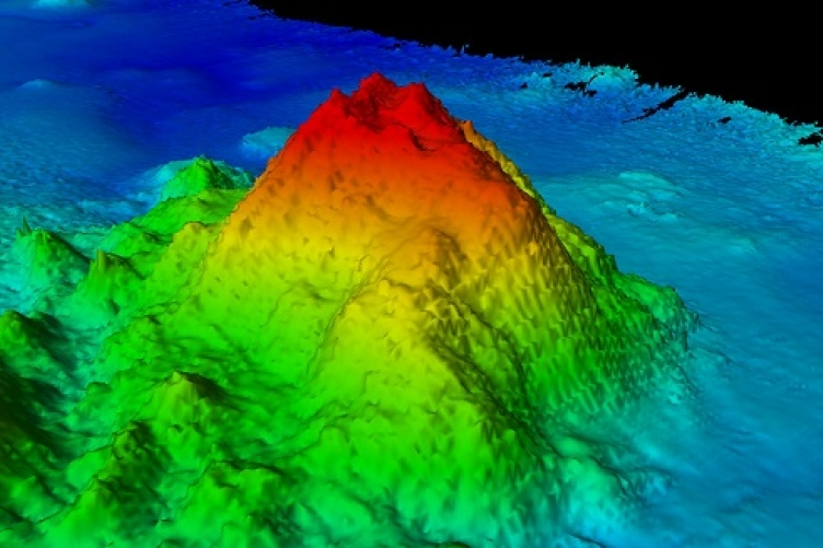 underwater mountain, 