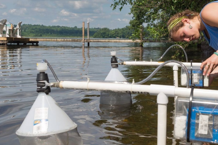 cyanobacteria research on NH lake