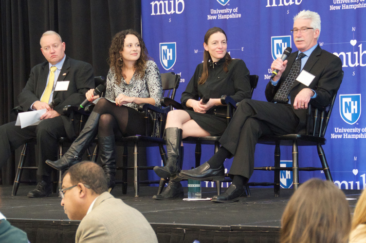 A panel discussion at the 2016 Lean summit at UNH