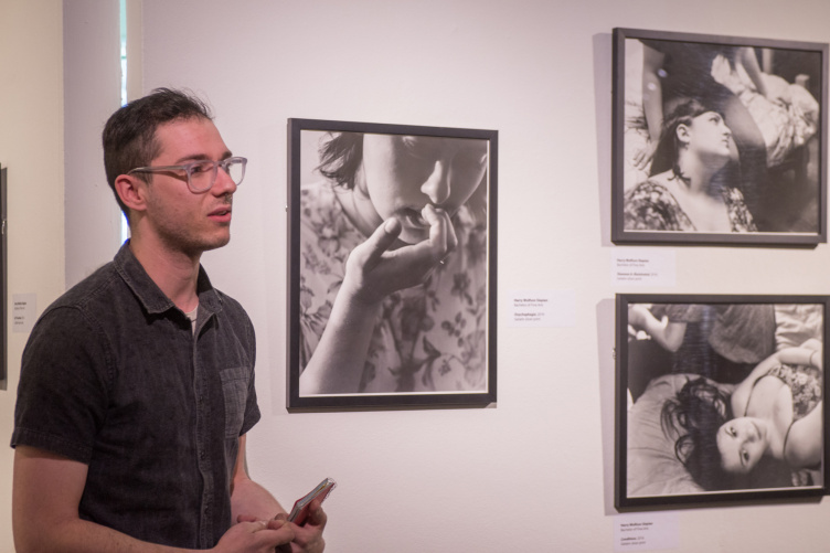 UNH fine arts major Harry Wolfson-Slepian '16 UNH fine arts major Harry Wolfson-Slepian '16