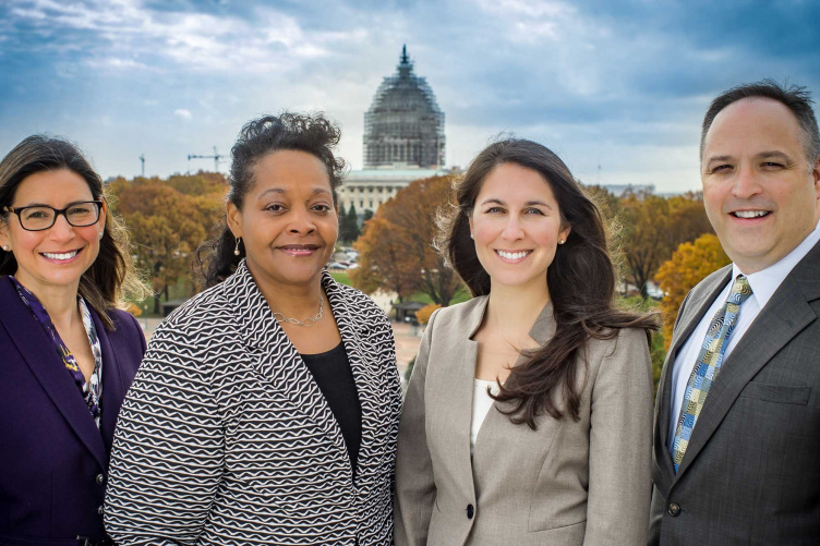 A NAFIS staff photo including UNH alumna Jocelyn Bissonnette