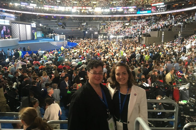 Tali Cherim and professor Marla Brettschneider