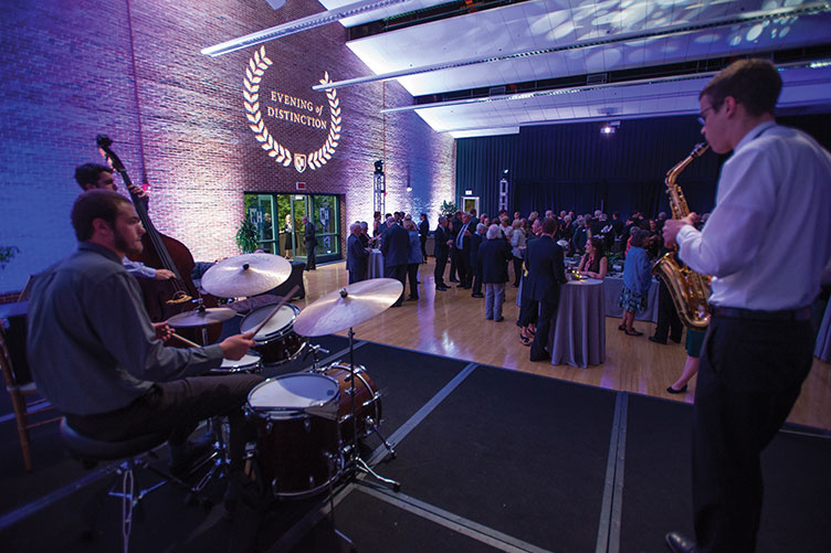 students playing music at UNH's Evening of Distinction