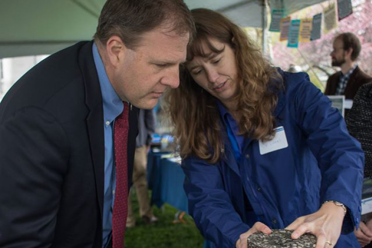New Hampshire Gov. Chris Sununu and a UNH researcher