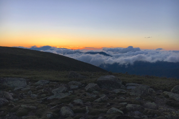 Sunrise on Mount Guyot in New Hampshire's Twin Range Sunrise on Mount Guyot in New Hampshire's Twin Range
