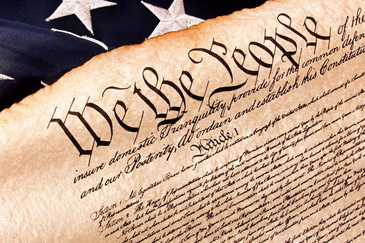 A portion of the U.S. Constitution