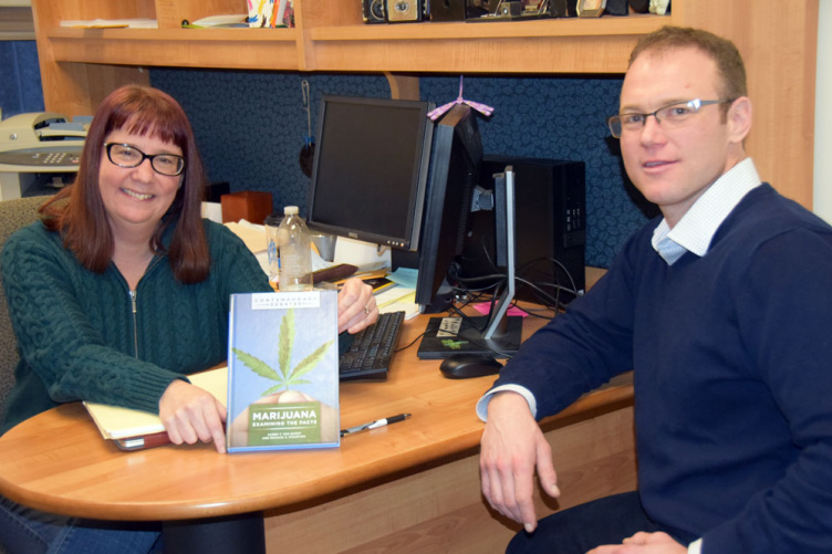 UNH's Karen Van Gundy and Michael Staunton 