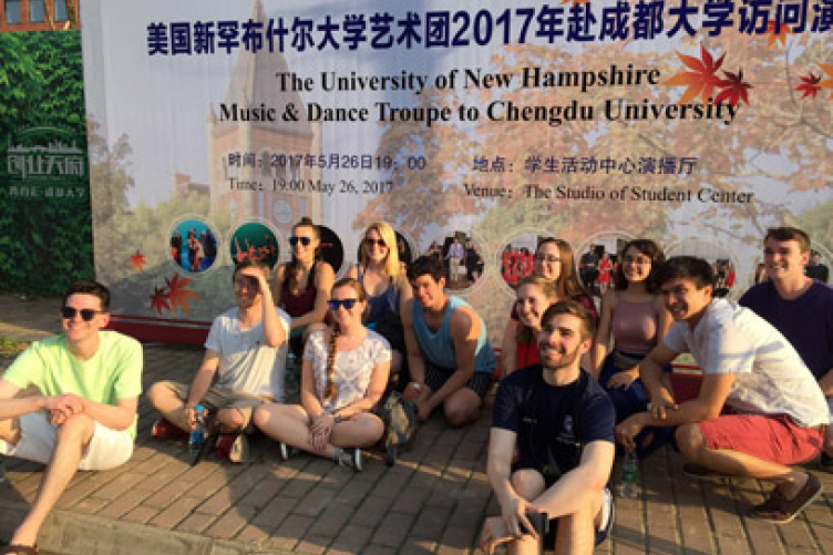 UNH Dancers in China