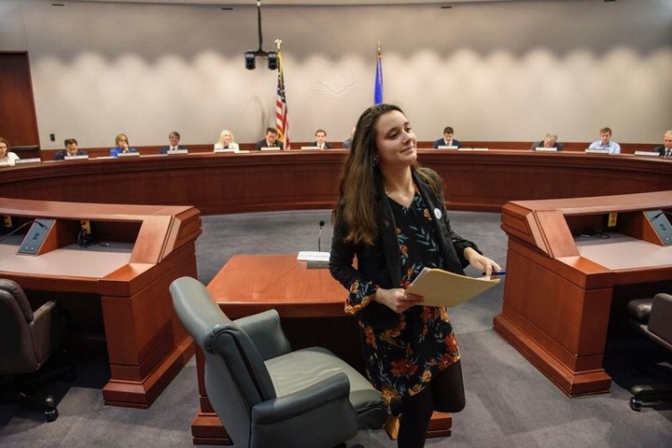 Every Voice Coalition member testifys at a Connecticut Senate Higher Education Committee