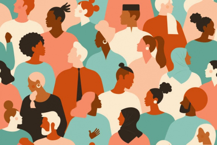 Image of faces representing diversity