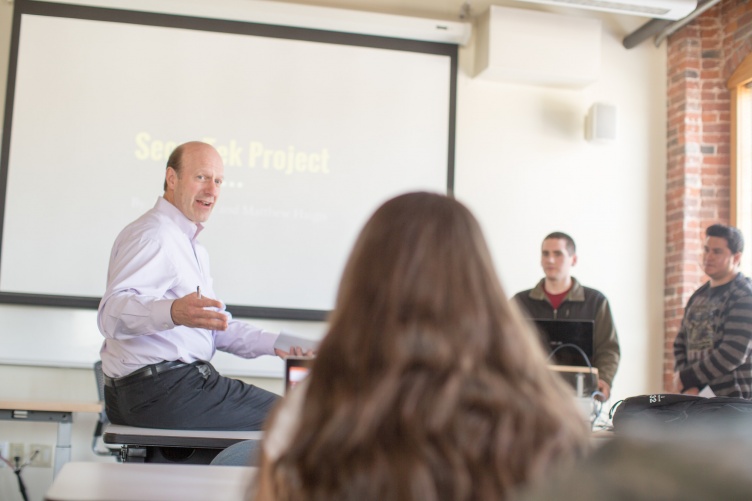 James Ramsay teaches a homeland security course at UNH Manchester