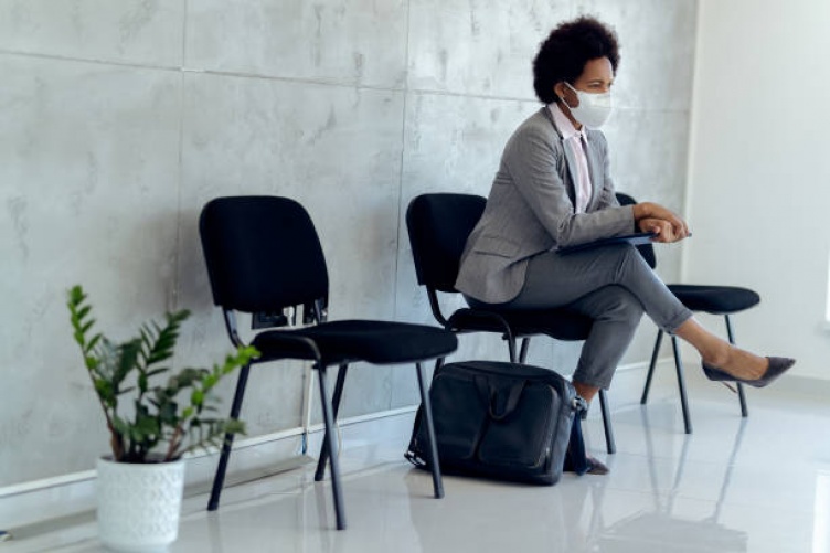 Image of a women sitting