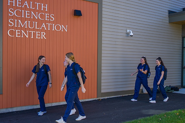 Students walking together